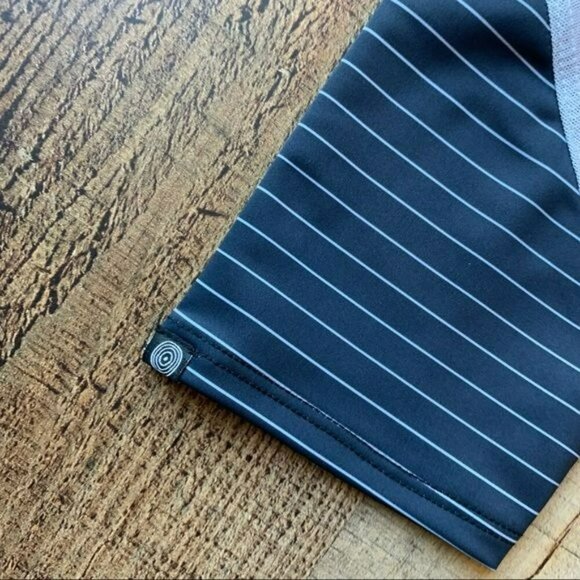 Onzie flow womens black and white striped capri leggings with mesh detail - XS - Picture 10 of 13